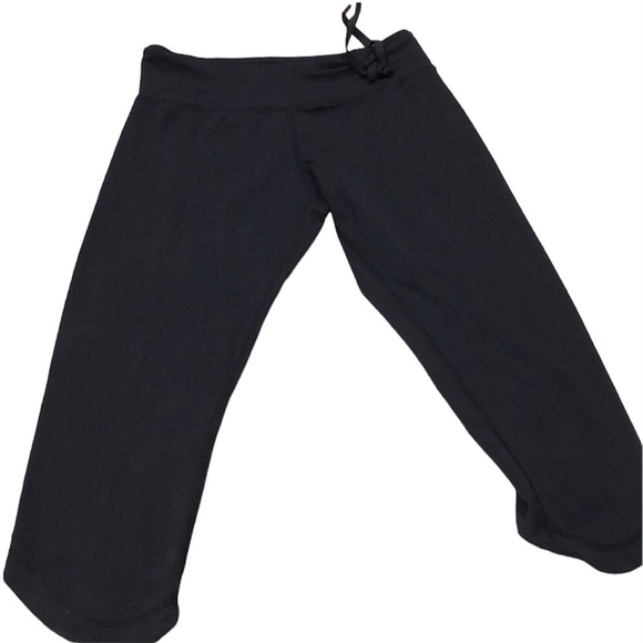 Kyodan petite small crop black gym leggings - Picture 1 of 9